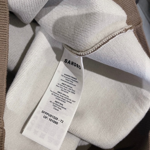 SANDRO Logo Sweatshirt T0/XS - Picture 8 of 8